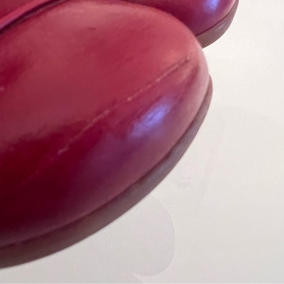 JOHN FLUEVOG Leather Lace-Up Ankle Boots Rounded Toe Red - Picture 11 of 15